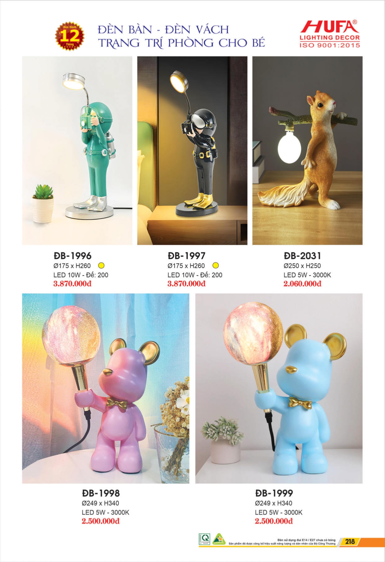 Bảng giá đèn LED HUFA 2026